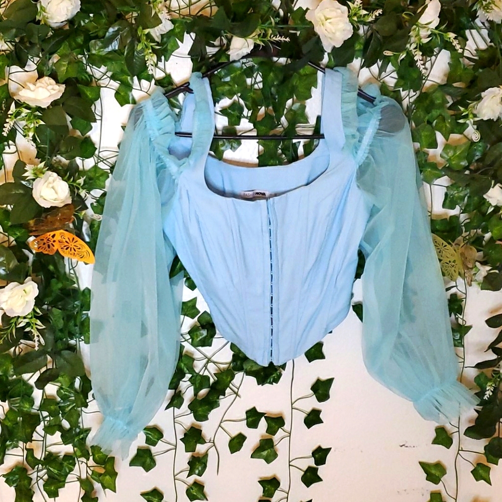 Ava Corset Ruffle Top
